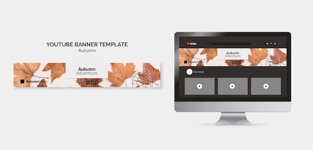 autumn season youtube banner