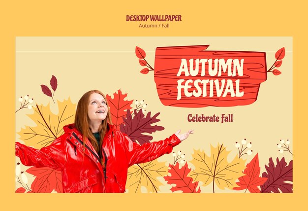 autumn template design