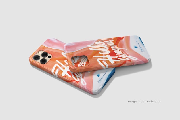 Awesome beautiful phone case mockup