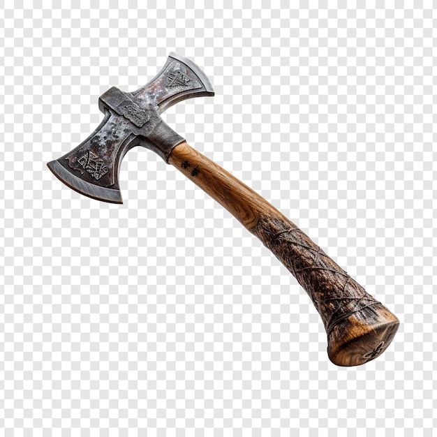 Free PSD axe isolated on transparent background