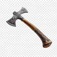 Free PSD axe isolated on transparent background