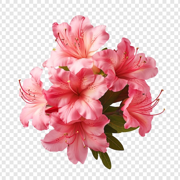 Free PSD azalea flower isolated on transparent background