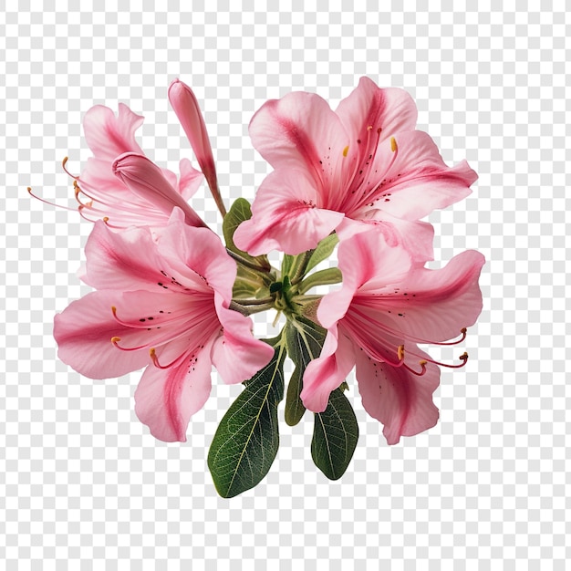 PSD gratuito fiore dell'azalea isolato su sfondo trasparente