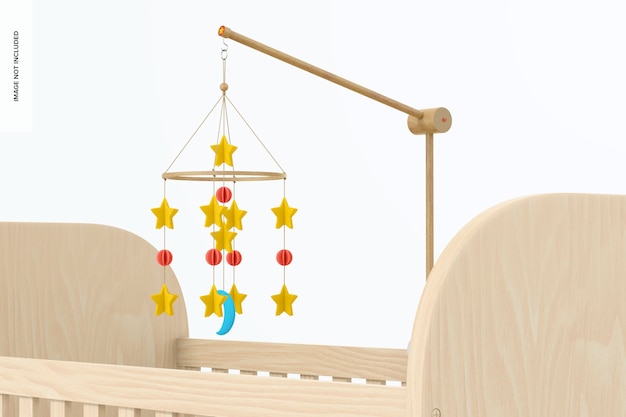 Baby Crib Mobile Mockup