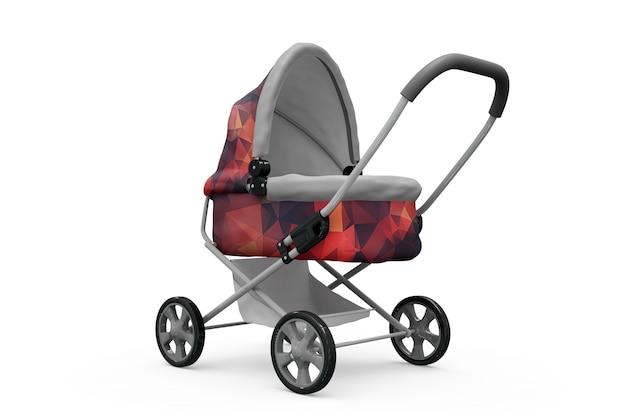 Free PSD baby pram design