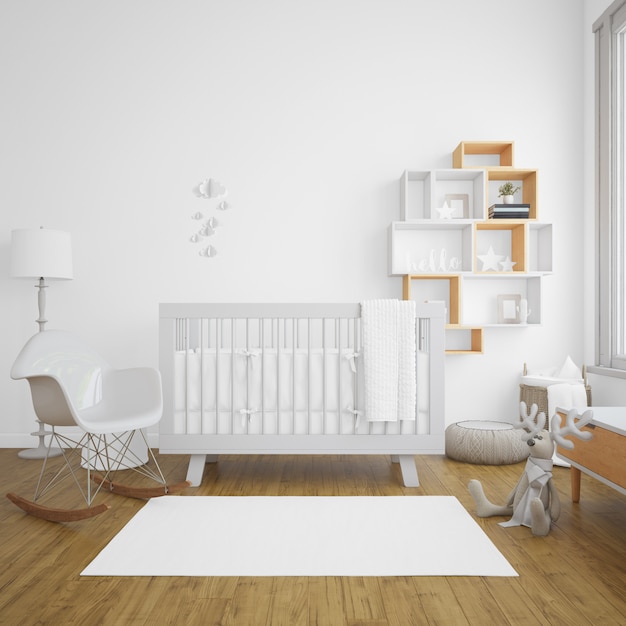 Free PSD baby's room with luminosity