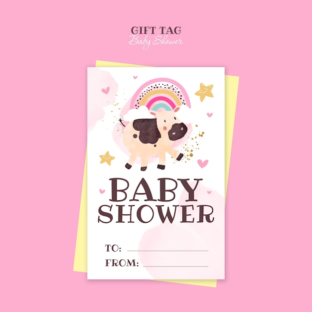 Baby shower template design