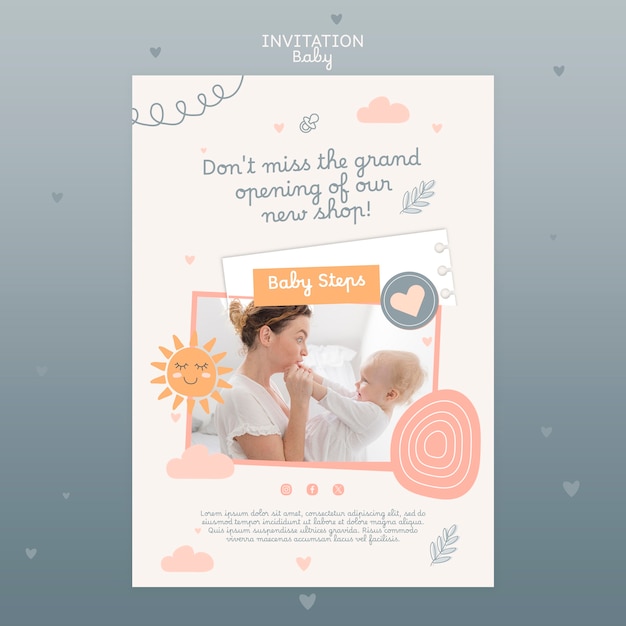 Baby template design