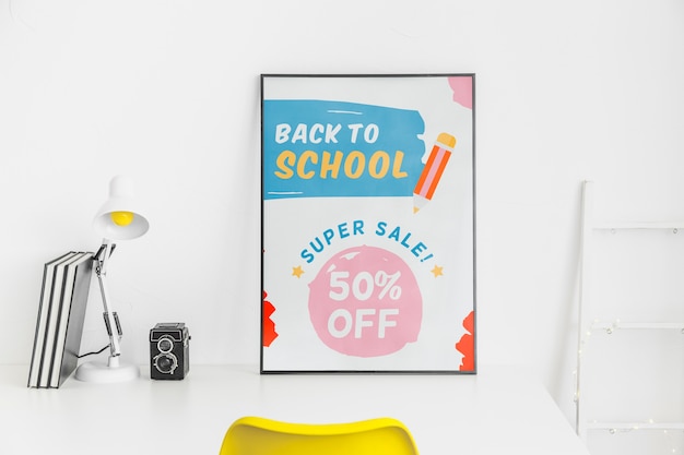 Back to school super sale banner design