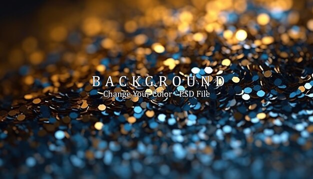 background of abstract glitter lights generative ai