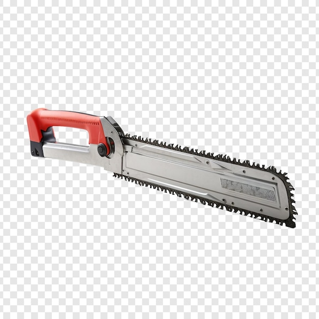 Free PSD backsaw isolated on transparent background