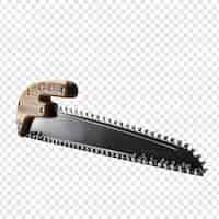 Free PSD backsaw isolated on transparent background