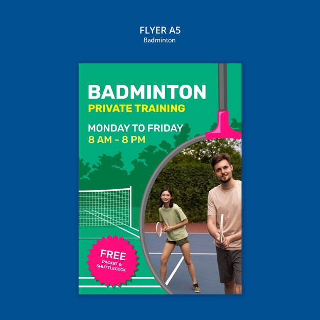 Progettazione del modello di badminton