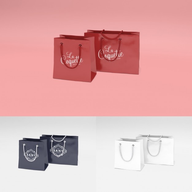 Free PSD bag mock up