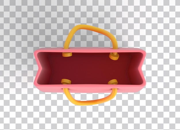 Free PSD bag top view