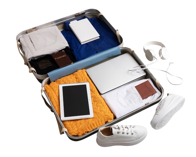 Baggage prepared for travelling