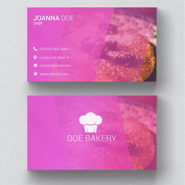 Download Free Bakery Business Card Template Free Psd File Use our free logo maker to create a logo and build your brand. Put your logo on business cards, promotional products, or your website for brand visibility.