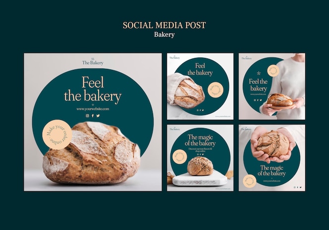 bakery shop social media posts