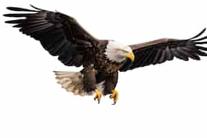 Free PSD bald american eagle isolated