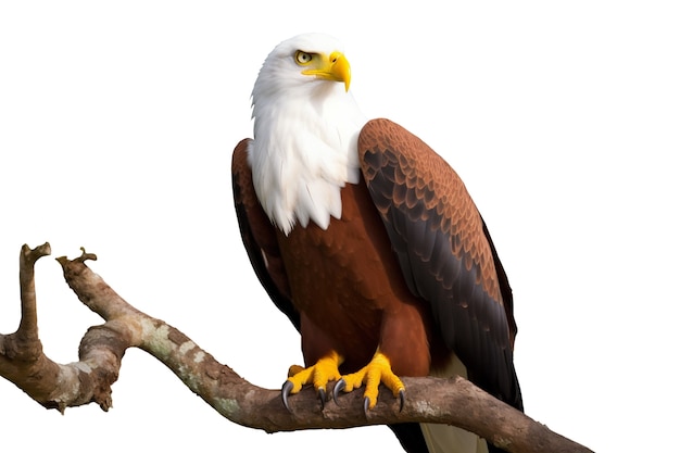 Free PSD bald american eagle isolated