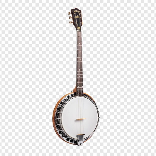 Free PSD banjo isolated on transparent background