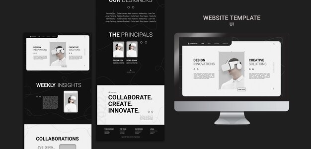 Free PSD bank design template of web