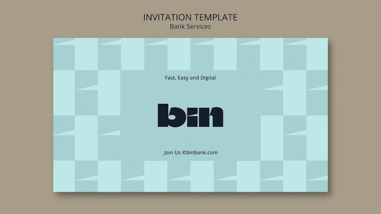 Free PSD bank services youtube cover  template