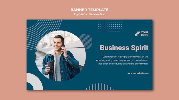 Free PSD banner business ad template