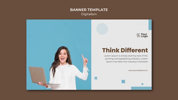 Free PSD banner business ad template