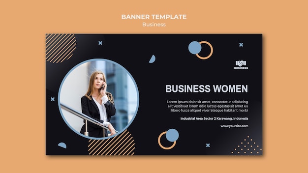 Banner business event template