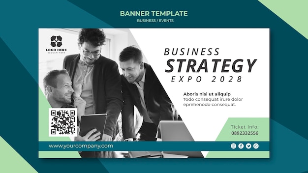 Unleash Your Business Expo with Free Banner PSD Template Download