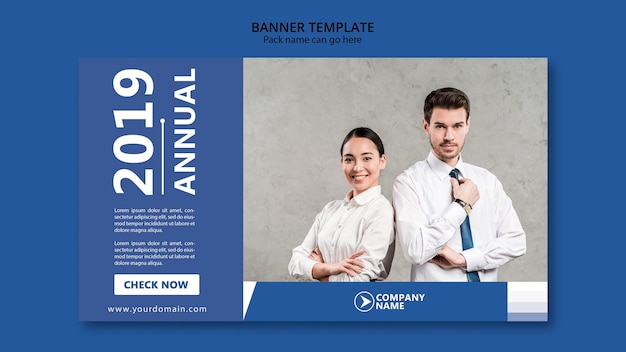 PSD gratuito banner design per modello di business