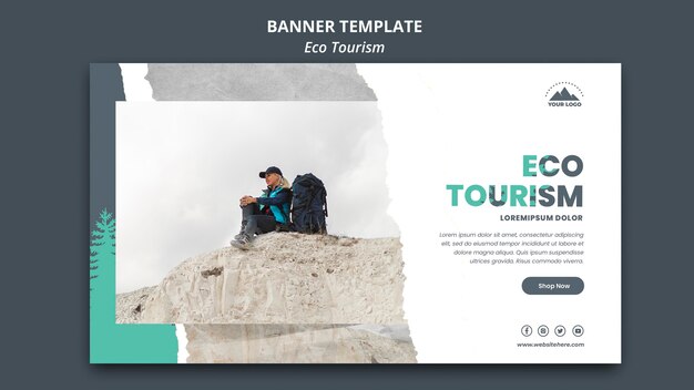 banner eco tourism template
