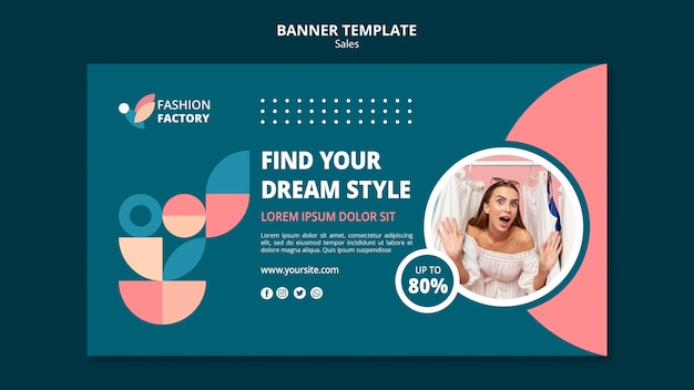 banner fashion sale template