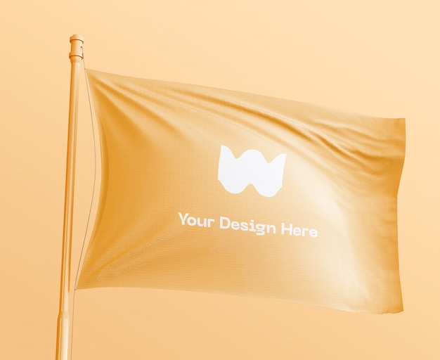 Banner Flag Mockup