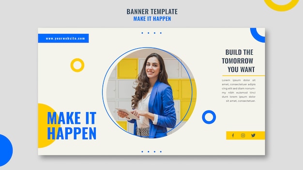 Banner memphis business ad template