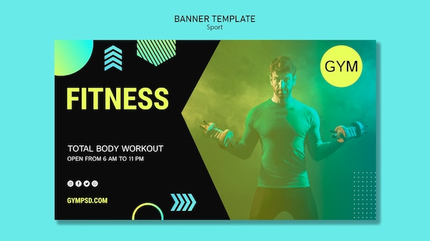 Banner sport business template