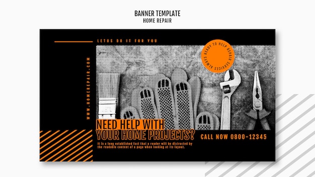 Шаблон баннера для ремонтной компании
