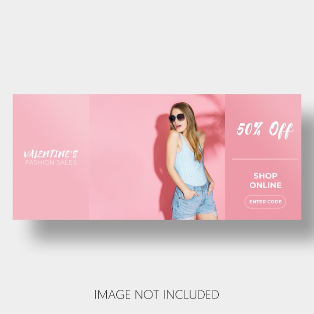 Valentine’s Day Sales Banner Template