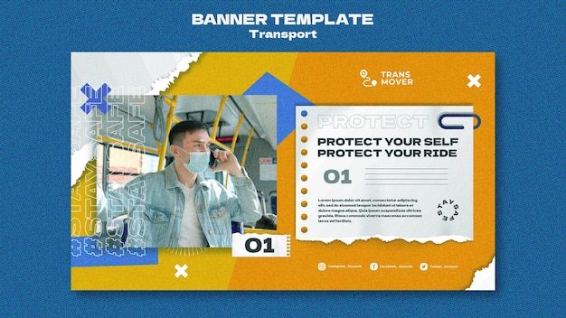 Banner transport template design