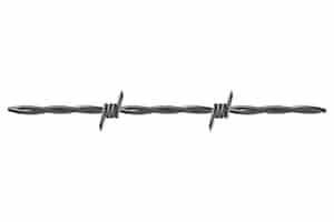 Free PSD barbed wire isolated