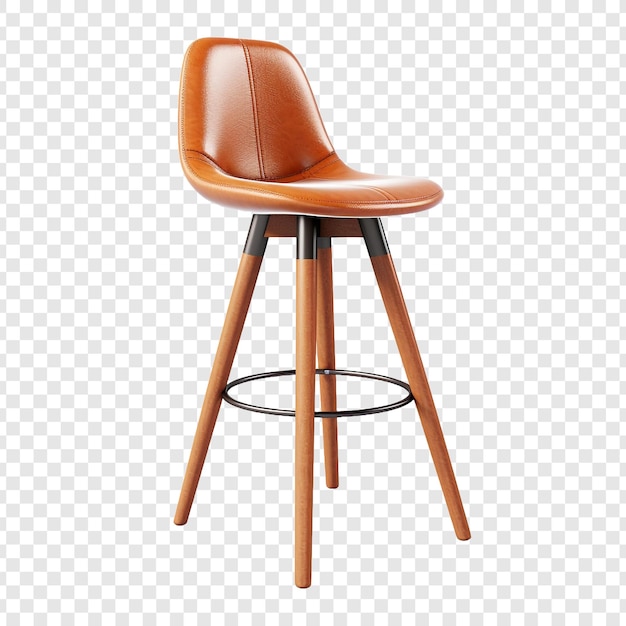 Barstool Chair Isolated on Transparent Background – Free PSD Template