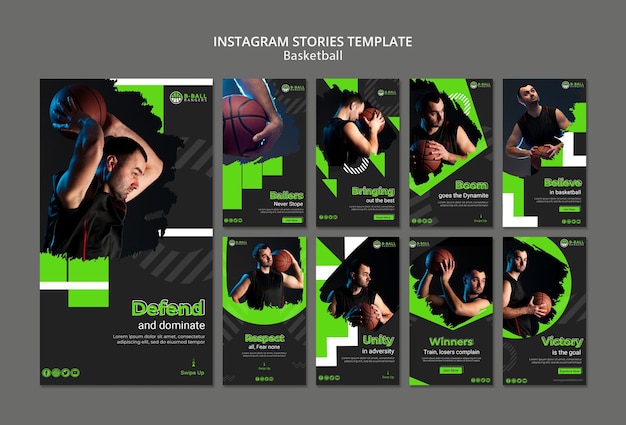Free PSD Basketball banner template style Free PSD Basketball banner template style