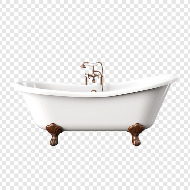 Free PSD bathtub isolated on transparent background