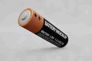 Free PSD battery mockup