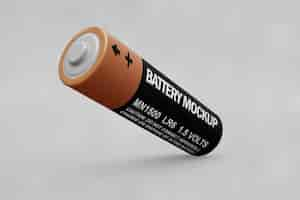 Free PSD battery mockup