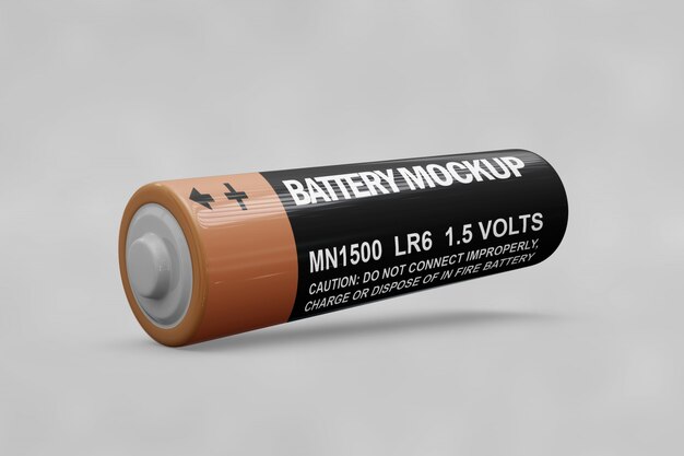 Battery mockup