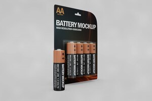 battery mockup