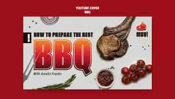 Free PSD bbq template design