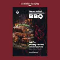 Free PSD bbq template design